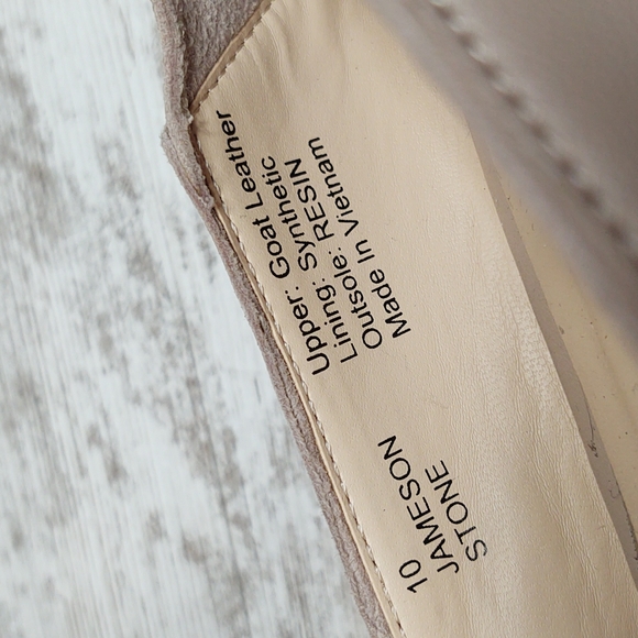 🟥Sole Society Stone Tan Goat Leather Jameson Loafer - Picture 16 of 16